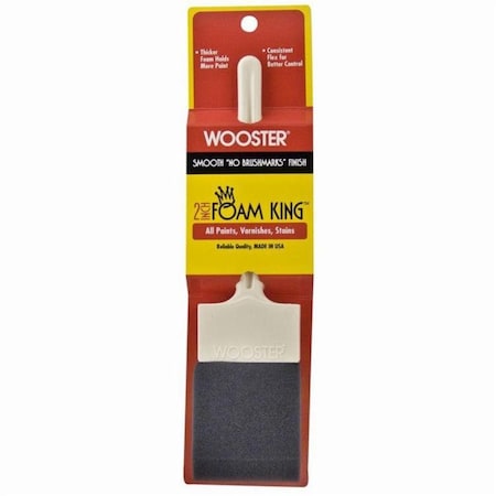 Wooster 2" Foam Foam Bristle, Paint Brush 31030020